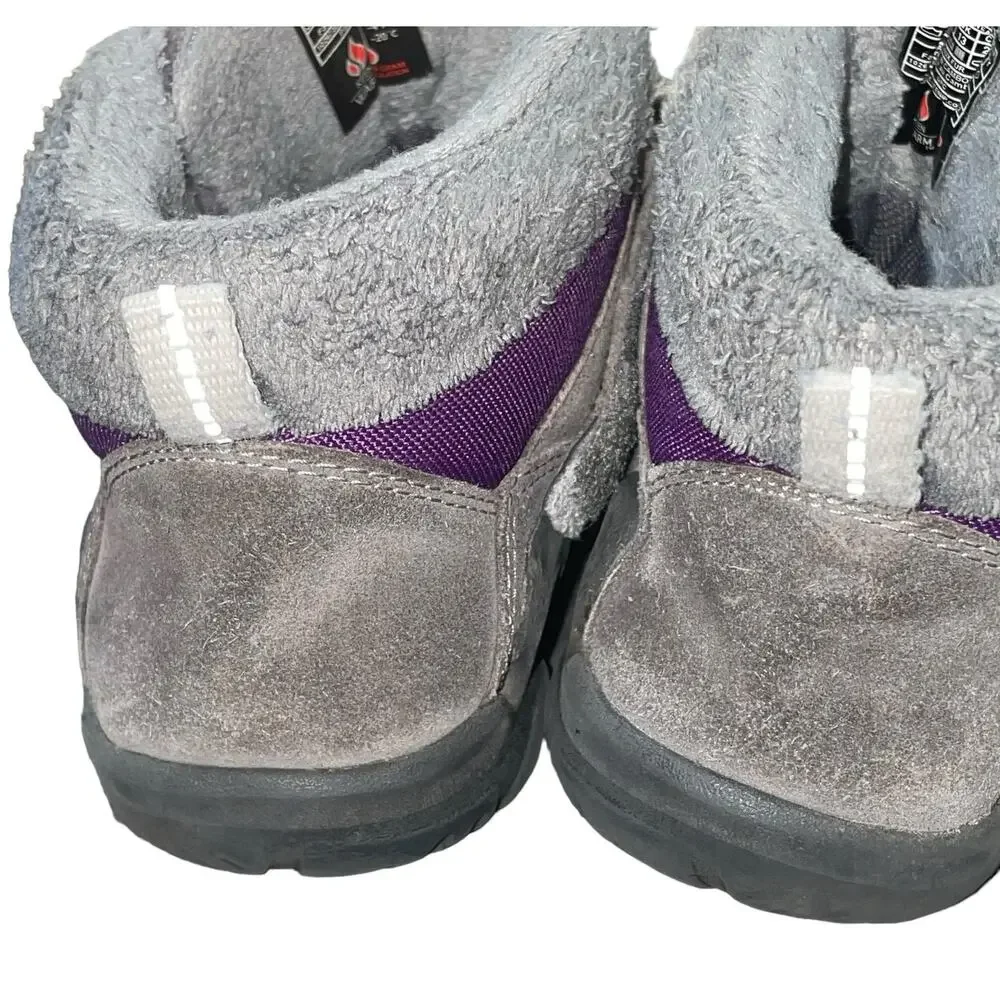 Keen Knotch Chukka Boots Toddler 1 Purple Gray Washable Lightweight Kids Sneaker